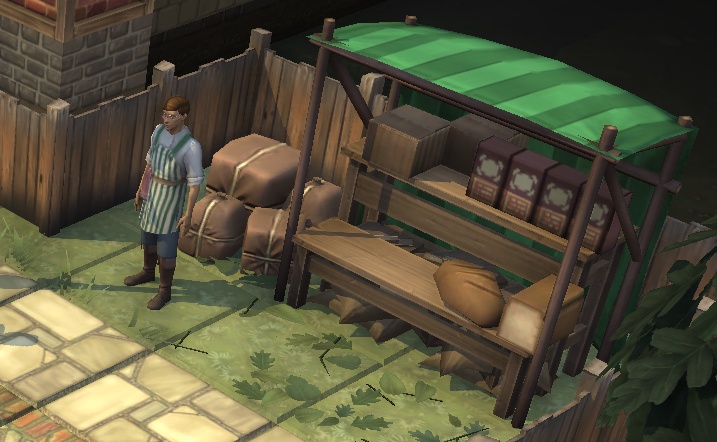 Kevin NPC vendor location Stone Street Brighter Shores early money guide