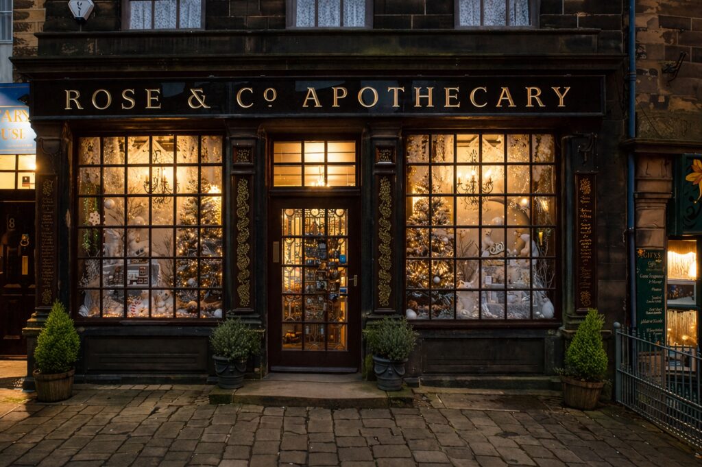 Apothecary interior with Reagent Preparation and Potion stations in Brighter Shores