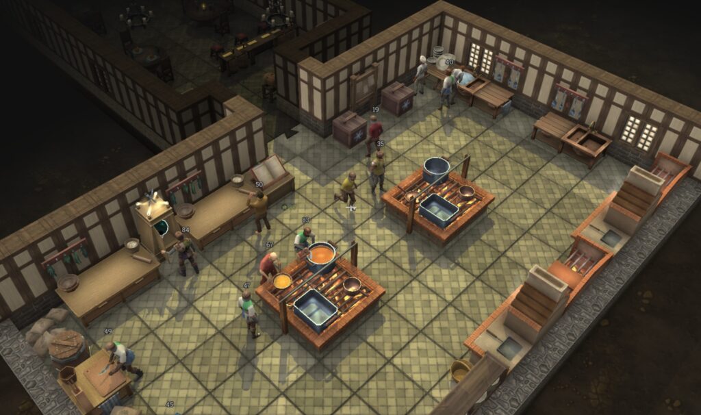 Cooking station location in Hopeport in Brighter Shores